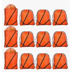 Basketball Drawstring Backpacks ( 16 Pack )